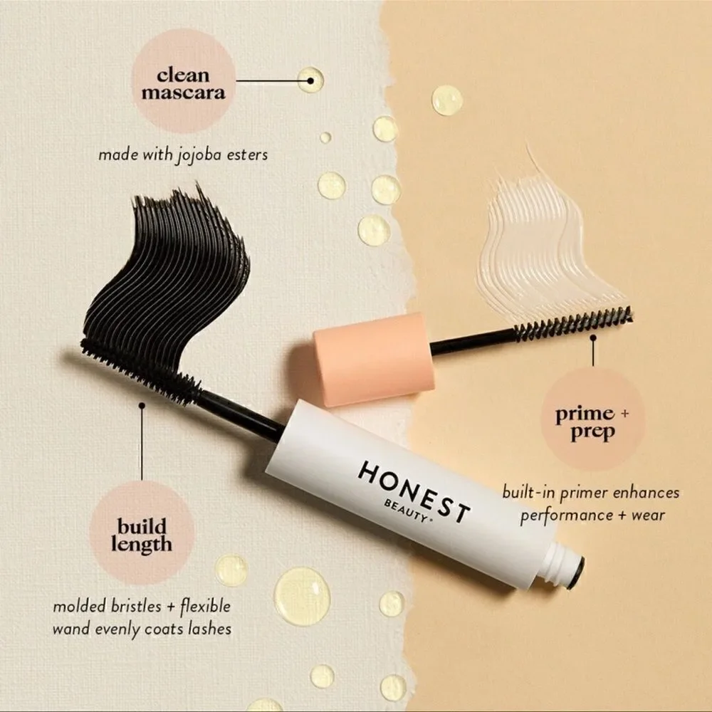 $14🌟 Honest Beauty 2-in-1 Extreme Length Mascara + Lash Primer